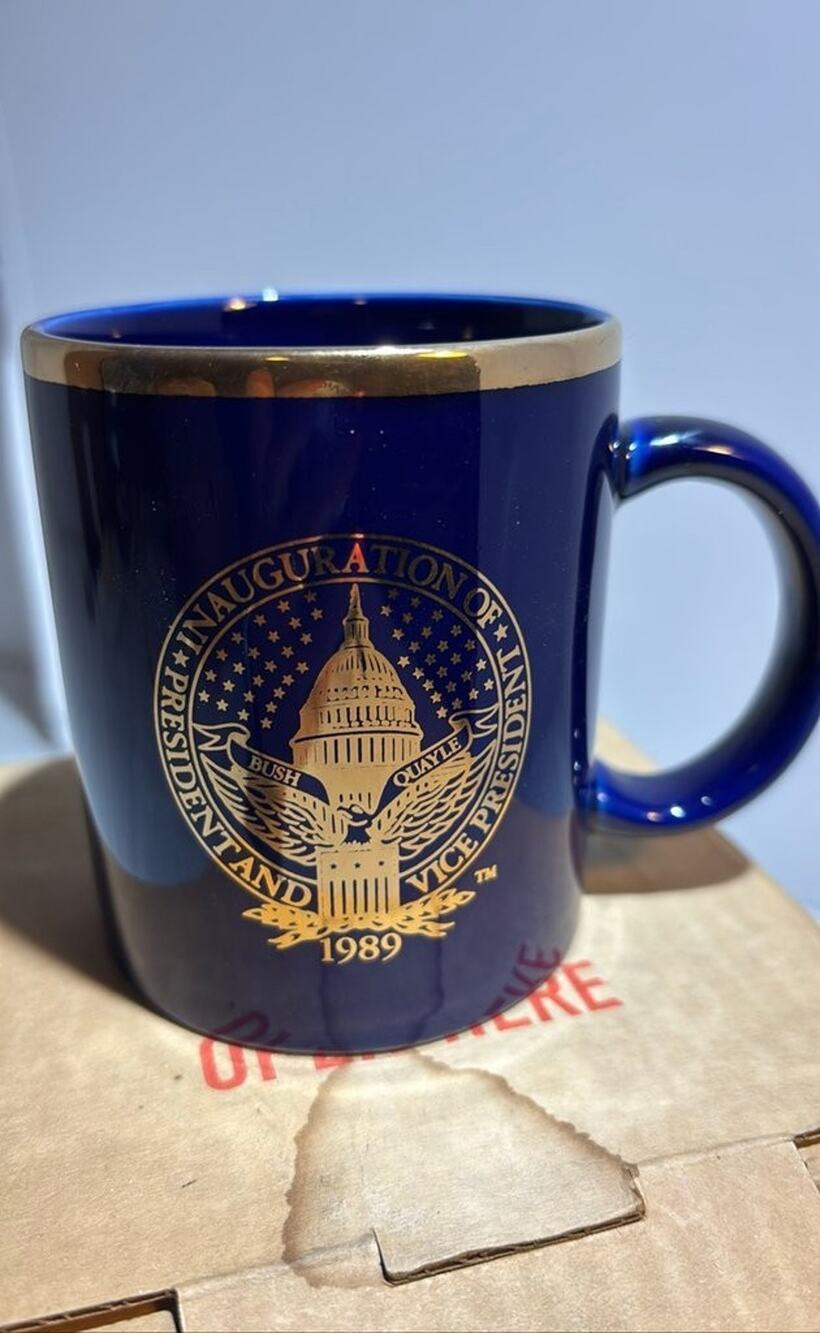 1989 Presidential Inauguration Mug - Bush Quayle